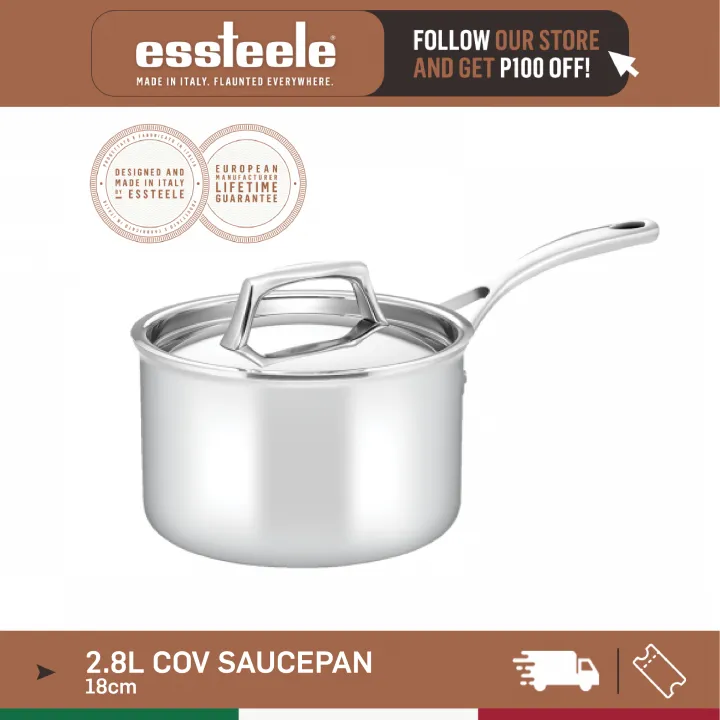 Essteele Covered Sauce Pan 18CM / 2.8L Fastheating aluminum bonded