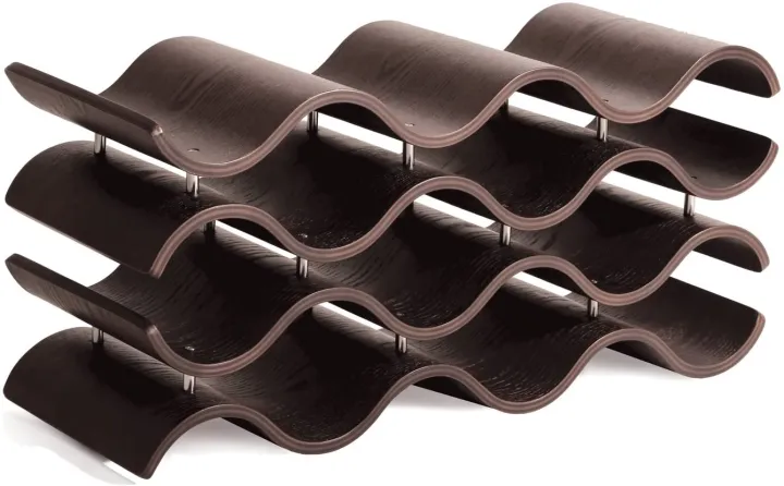 Seville wavy wine online rack