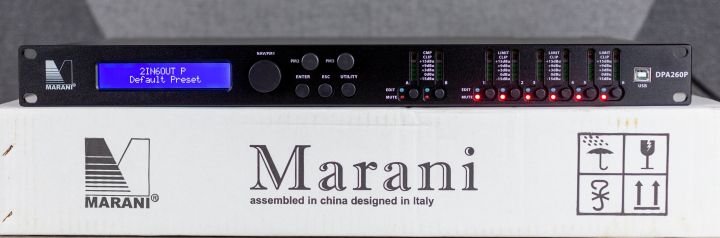 marani-dpa260p-ไดร์เวอร์แร็ค-ครอสดิจิตอลโปรเซสเซอร์-loudspeaker-processor-driverack