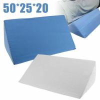 ❆❁ Orthopedic Acid Reflux Bed Wedge Pillow Sponge Cotton Back Leg Elevation Cushion Pad Bedding Pillow Paralyzed Patients Care