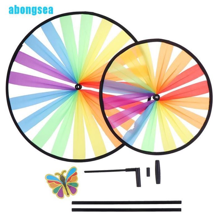 abongsea-กังหันลมคู่-สีสันสดใส-ของเล่นสําหรับเด็ก