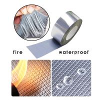 Aluminium Foil Butyl Sealant Tape Leak Proof Waterproof Butyl Duct Strip For RV Repair Window Glazing RV Roof Sealing EPDM Roof Adhesives  Tape