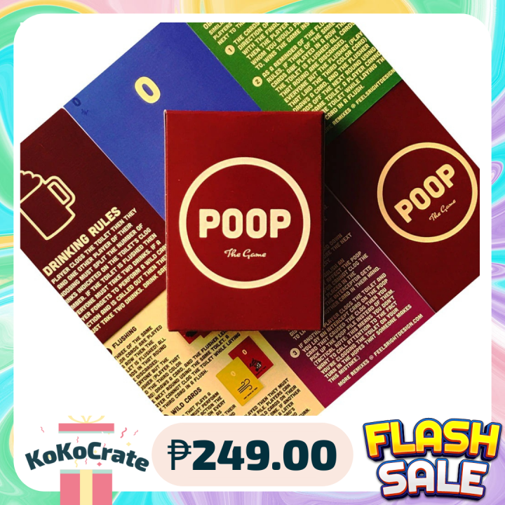 Poop The Game Card Games for Adults and Kids Party and Family Game