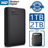 Be well received!!! WD Element 1TB/2TB HDD HD Harddisk Harddrive Hard disk External Eksternal - Free Pouch