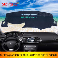 for Peugeot 308 T9 2014~2019 308 308sw 308GTI Anti-Slip Mat Dashboard Cover Pad Sunshade Dashmat Car Accessories 2018 2017 2016