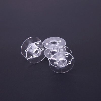 Special offers 25/50Pcs Transparent Color Empty Boins Plastic Spools For Sewing Machine Sewing Threads Empty Boins Home Sewing Accessories