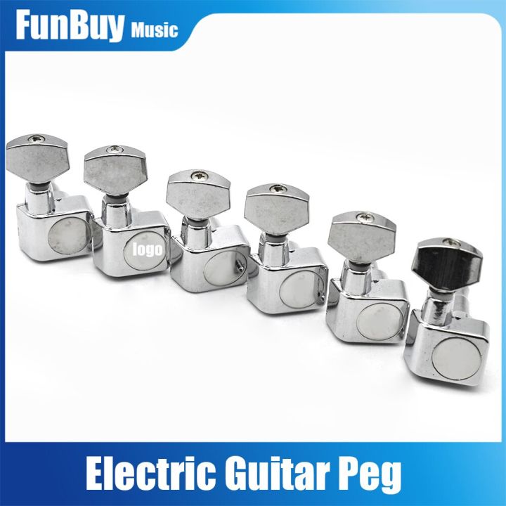 6r-square-guitarra-peg-locking-string-guitar-tuning-pegs-key-tuner-machine-head-for-fd-st-electric-guitar-silver-with-logo