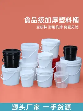 10L Food grade thicken Plastic Bucket for paint oil with Lid and handle  Household storage container