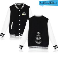 btsfans A-3574-JK01 Twice KPOP Baseball Jacket Kawaii College Style plus size