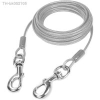 ✌ Dog Tie Out Cable Galvanized Steel Wire Pet Leash with PVC Coating Chew Proof Lead for Large Dogs Pets Dog Yard Camping Outdoors