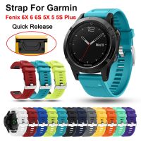 （A Decent035）22 26มม. สายรัดข้อมือสำหรับ Garmin Fenix 6X 6 6S 7X 7 5 5X 5S Plus 3 HR สายรัดซิลิโคนสำหรับผู้เบิกทาง935 945สายนาฬิกา