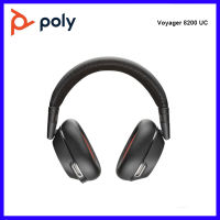 Original Plantronics Voyager 8200 UC หูฟังสเตอริโอบลูทูธไร้สายพร้อม Active ชุดหูฟังตัดเสียงรบกวน