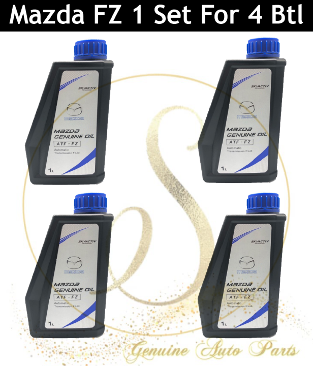 (100% Original)1 SET FOR 4 BTL Mazda ATF FZ Auto Gear Oil (1Liter ...