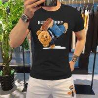 JHPKJLuxury Harajuku Cute Bear Print Mans T-shirt Fashion Gothic Men O-neck Tshirt 4XL 5XL 6XL