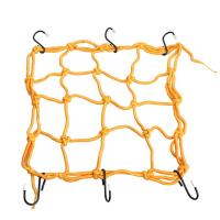 【HOT SALE】 Gamers Arcade 6 Hooks Bungee Cargo Net หมวกกันน็อคมอเตอร์ไซค์ตาข่ายเก็บหมวกกันน็อครถจักรยานยนต์กระเป๋าเดินทาง Hold Down Storage Organizer Net