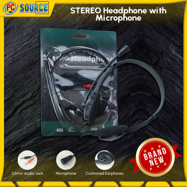Stereo Headphone with Microphone 3.5mm Audio Jack, Microphone