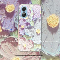 เคส Phone Case OPPO A38 OPPOA38 4G เคสโทรศัพท์ ลายดอกไม้ Ins เคส ภาพวาดสีน้ำมันแฟชั่นย้อนยุคซิลิโคนป้องกันการตกเคสด้านหลังสุดสร้างสรรค์แบบนิ่ม2023