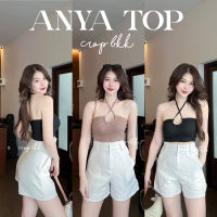 ?Anya Top? เสื้อผูกคอ ผูกได้หลายแบบมาก สวยเซกซี่นิดๆ งานผ้าร่องพร้อมส่ง