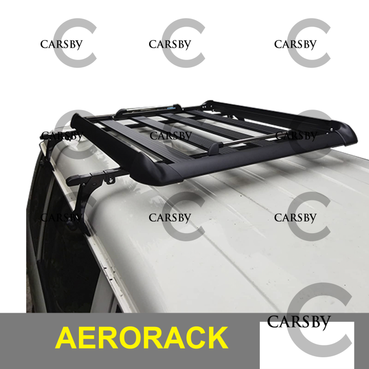 Aerorack Black Universal Roof Rack 50x38 With Gutter Type Crossbar For ...