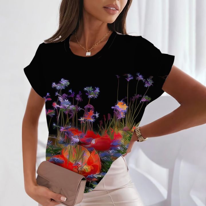 2023-new-small-fresh-floral-fashion-womens-t-shirt-street-high-end-elegant-beautiful-casual-womens-t-shirt-comfortable-loose-m