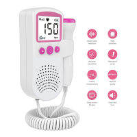 Ultrasound Doppler Fetal Portable Pregnant Baby Women Monitor 3.0MHz Pregnancy Meter Probe Sound Detector Household