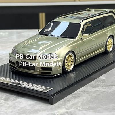 จุด IVY 1:18 NISSAN STAGEA R34สเตชั่นแวกอนโมเดลรถเรซิน