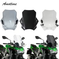 For KAWASAKI SUZUKI YAMAHA HONDA BMW Universal Motorcycle Windscreen Windshield Covers Screen Smoke Lens Motorbikes Deflector