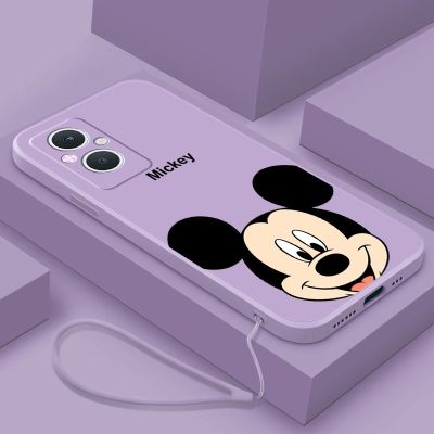 [ฟรี] Xiaomi Poco M5 M5s Stylish Mickey Mouse ยางฝาครอบโทรศัพท์ Liquid Silicon กันกระแทกปลอก