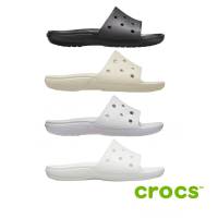 [ลิขสิทธิ์แท้] CROCS Classic Crocs Slide รองเท้าแตะคร็อคส์ แท้ รุ่นฮิต ได้ทั้งชายหญิง