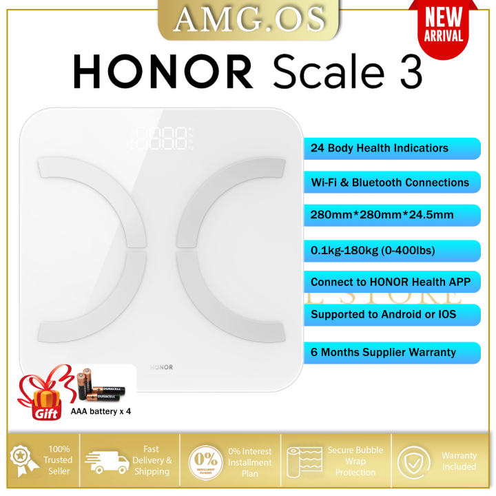 HONOR SCALE 3 - 24 Body Health Indicators | Wi-Fi & Bluetooth ...