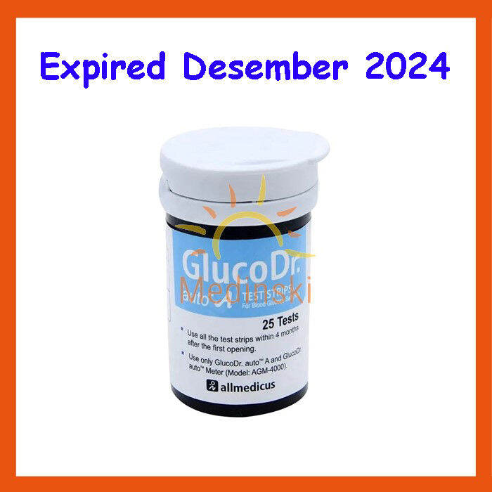 Strip GlucoDr Auto A Kode 71 Isi 25 Stik Gluco Dr Cek Tes Gula Darah GDS AGM4000 AGM4000