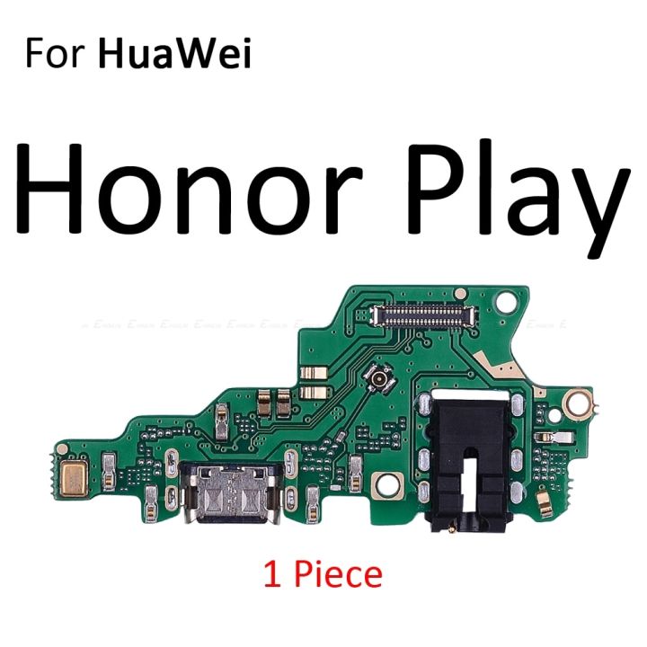 ขั้วต่อพอร์ตชาร์จชิ้นส่วนบอร์ดสายดิ้นพร้อมไมโครโฟนไมค์สําหรับ-huawei-honor-play-8a-7a-7c-7x-7s-6a-6x-5c-pro