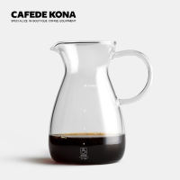 CAFEDE KONA เหยือกแก้วกาแฟ เหยือกแก้วทนความร้อนขนาด 500 ml