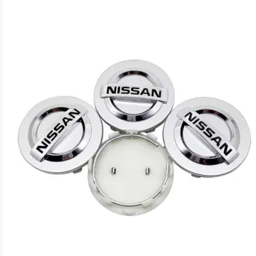 4pcs 54 mm Car Nissan Logo Wheel Center Caps Cover Auto Metal+Plastic