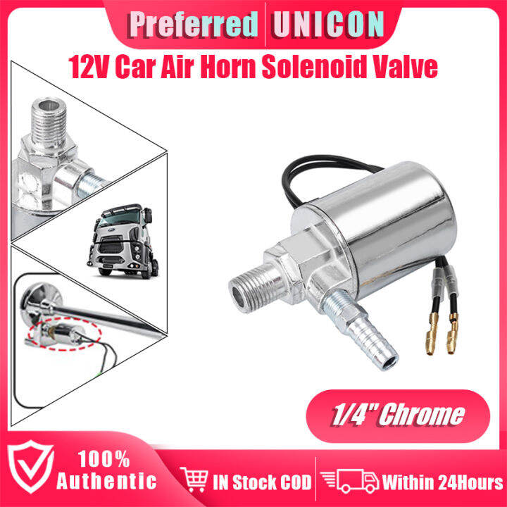 12 24V Air Horn Solenoid Valve Switch Heavy Duty Truck Car Electric