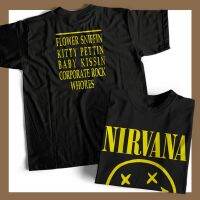 2023 new เสื้อยืดลำลองฤดูร้อน  เสื้อวงดนตรี nirvana คอนต้อน แท้ เสื้อวินเทจ เสื้อยืดแฟชั่น แนวสตรีท Tops