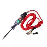 ✆ 6V-24VCar TruckVoltage Circuit Tester Digital Display Long Probe Pen Light Bulb Automobile Diagnostic Tools Auto Repair Tool