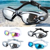 Professional Silicone Swimming Goggles Anti fog Electroplating UV Swimming Glasses for Men Women Diving Water Sports Eyewear