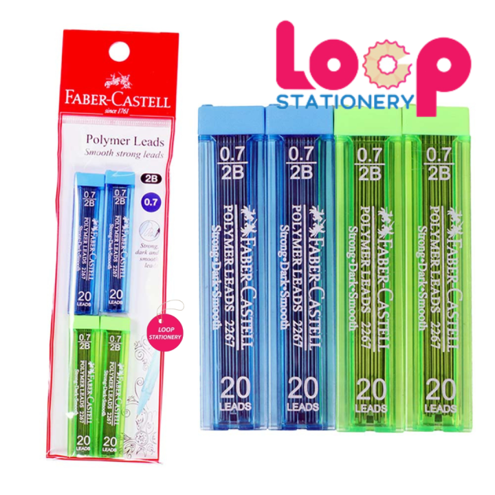 FaberCastell Pencil Lead 0.5MM/0.7MM [4pcs In Set] Lazada