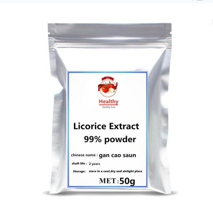 High quality white licorice root extract powder for skin lightening
