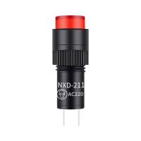 10mm/12mm/16mm Panel Mount Signal Power Led Indicator Light DC24V Pilot Signal Lamp NXD-211/212/213/214/215 Signal Warning Light