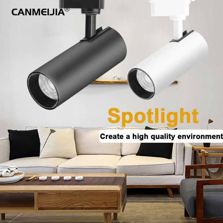 Canmeijia Led Track Light Rail Lamp Cob Light Fixture V Ceiling Spot