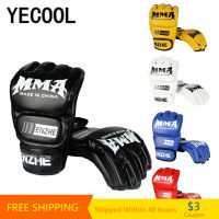 Boxing Gloves Half Finger Fight MMA Gloves Sanda Taekwondo For 5 Colors Breathable Boxing gloves Professional Equipment