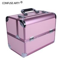 【jw】☏  cosmetic bag suitcases makeup beauty professional multi function cosmetology tattoo eyebrow teacher manicure case