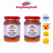 2 Hũ Mắm Tôm Chua Sông Hương Foods Hũ 430g - Ăn kèm , bún , phở , mì tôm