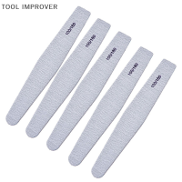 TOOL IMPROVER ตะไบขัดเล็บเครื่องมือตกแต่งเล็บสีเทา17.8x2.8x0.4cm 1ชิ้น/5ชิ้น/10ชิ้น