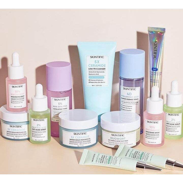 SKINTIFIC SKINCARE EYE CREAM/FACIAL OIL/GENTLEA RETINOL/EXFOLIATING