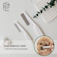 Pet Flea Tick Removal Comb Stainless Steel Comfort Hair Comb Insect Lice Repellent Brush Dog Grooming Tools for Schnauzer Poodle Brushes  Combs