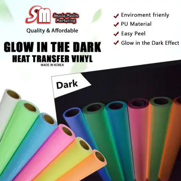 3D Puff HTV Heat Transfer Vinyl Film Glow in The Dark Luminous