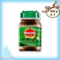 Coffee Moccona Espresso instant Coffee 200 g : :  กาแฟ มอคโคน่า กาแฟปรุงสำเร็จชนิดผง 3in1 เอสเปรสโซ่ ชนิดเกล็ด 200 กรัม